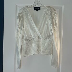 White Nicole Miller Blouse